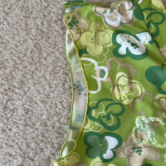 Bright And Happy INC Floral Pattern With Sequins & Stitching Size Petite Medium - Picture 9 of 11